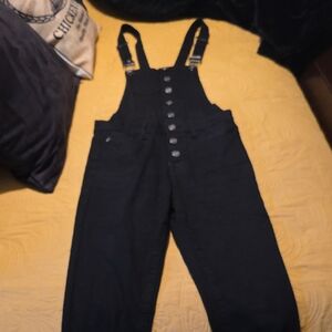 KanCan Black Buttoned Jumpsuit
